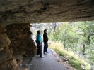 PICTURES/Walnut Canyon - Again/t_Arleen & Sharon Under Overhang3.jpg